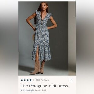 Anthropologie | The Peregrine Midi Dress